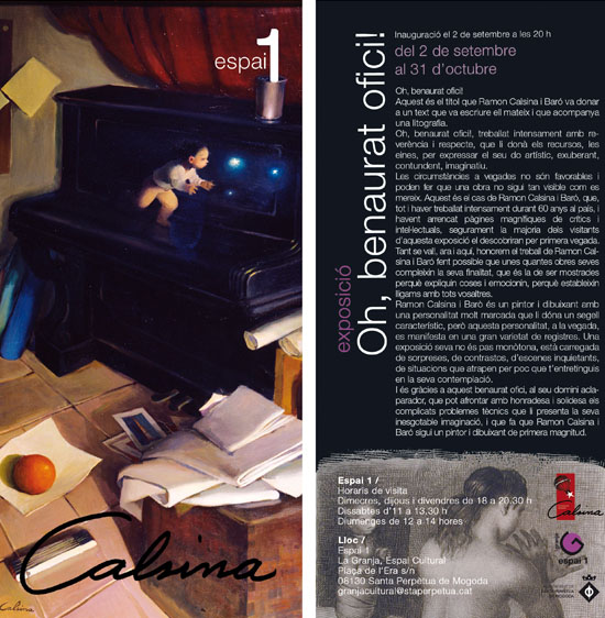 Ramon Calsina. Oh, benaurat ofici! Ramon Calsina. Oh, benaurat ofici!